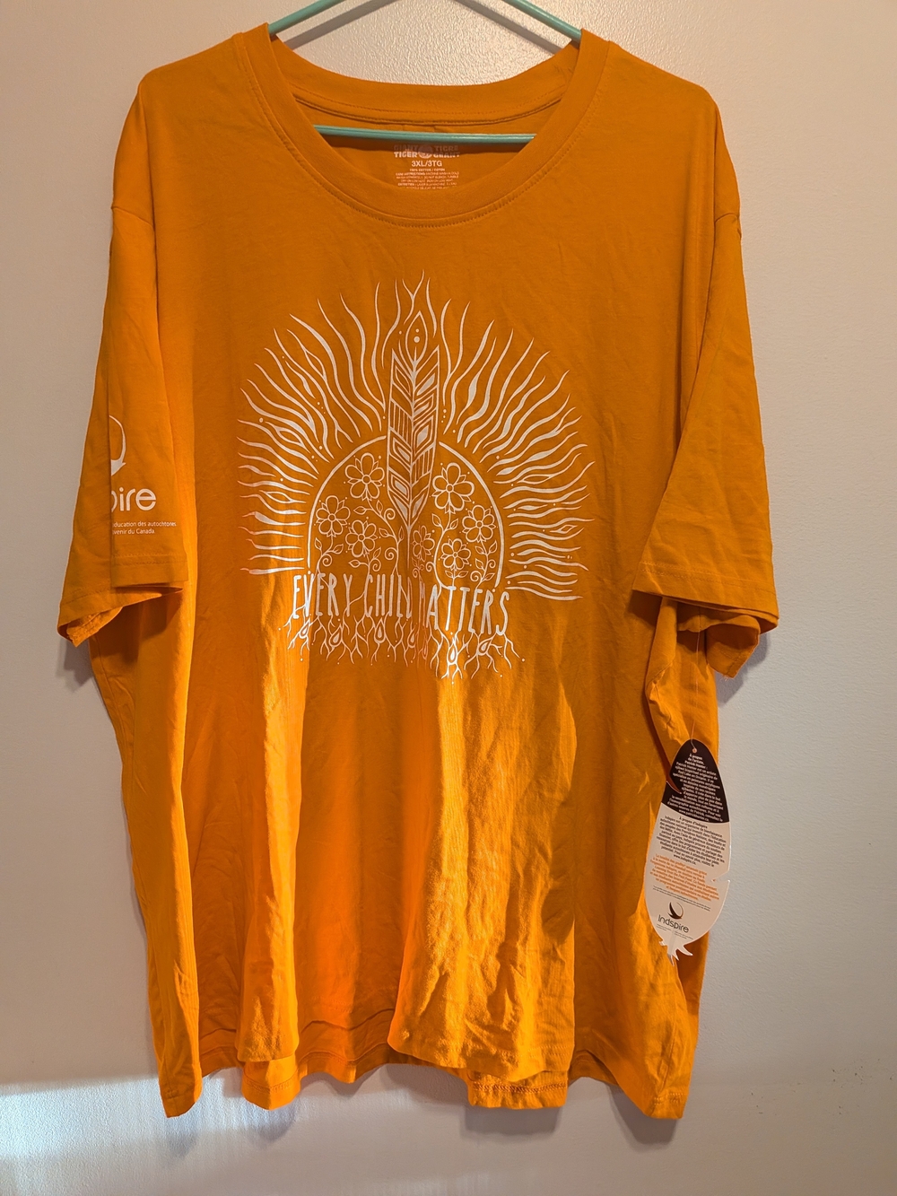 Inspire Orange Short-Sleeve Graphic Tee